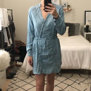 Lou & grey chambray wrap dress.